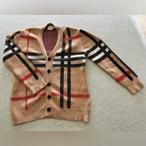 Burberry cardigan sweater
